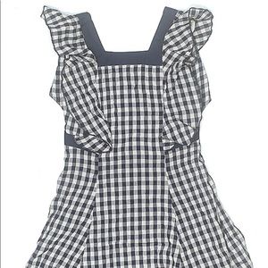 BCBG Girls Navy/White Gingham Dress Size 5